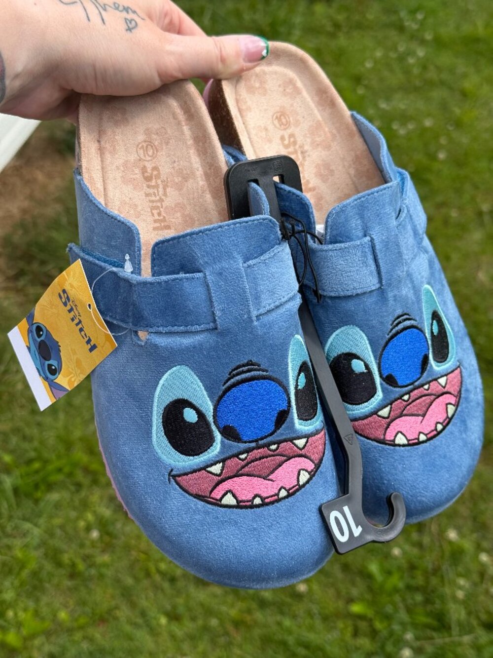 Disney Stitch Clogs sz10 Slides Y2K Kawaii Cozy Cartooncore 3513
